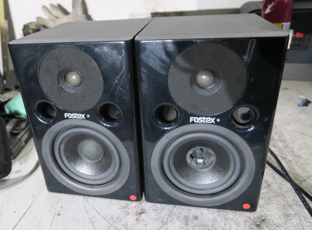 Pair of fostex pm0.4 active monitor speakers | eBay