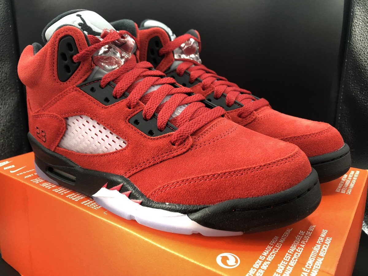 Nike Air Jordan 5 V Retro Toro Raging Bull Red Women Sz 7