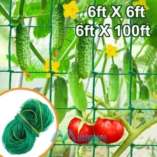 Plant Trellis Netting for Climbing Plants Outdoor Heavy-Duty Growing Net 6-100FT