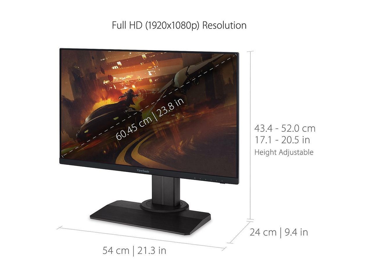 ViewSonic XG2431 24 Inch 1080p 240Hz 1ms Gaming Monitor with