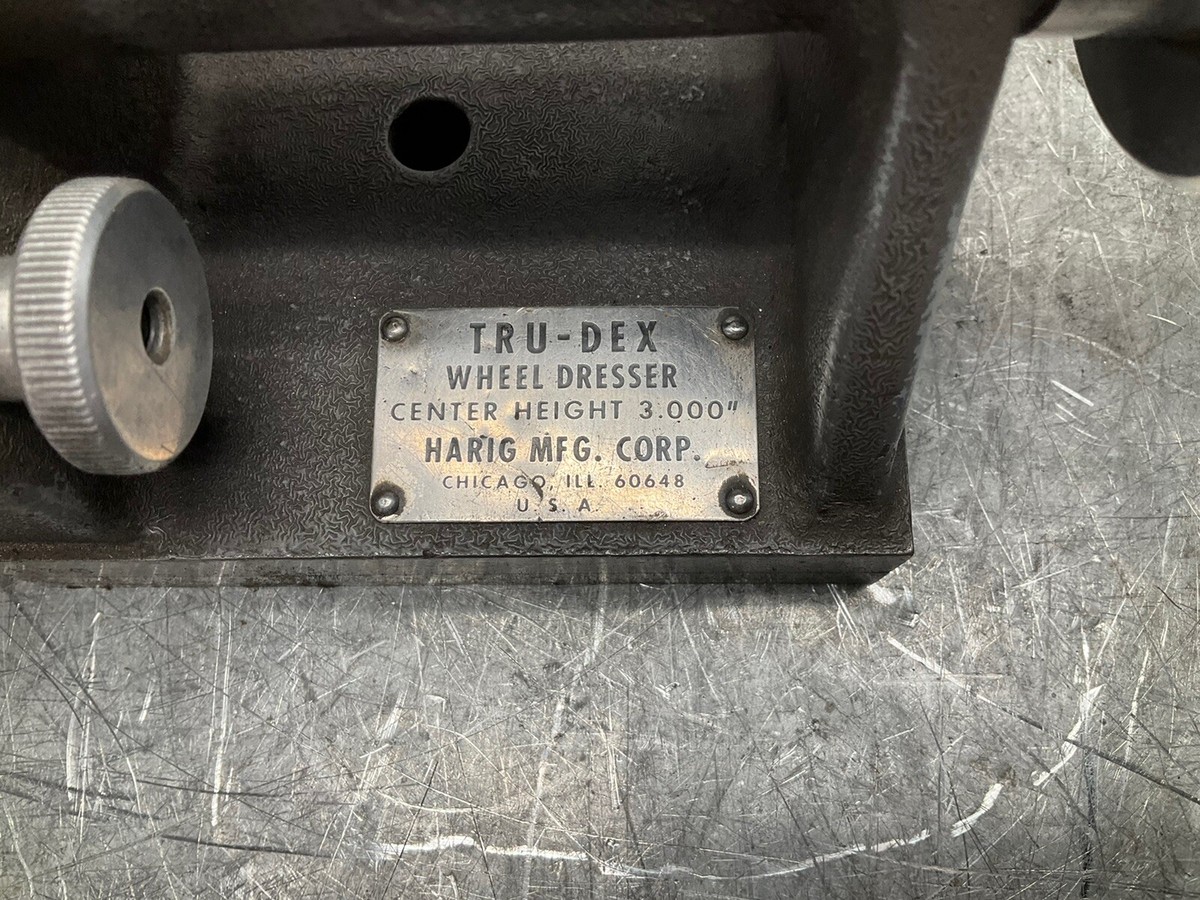 Harig Tru-dex Grinding Wheel Dresser 3 Harig Tru-dex Grinding Wheel Dresser 3
