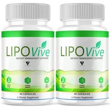 (2 Pack) Lipovive Capsules Lipo Vive Advanced Wellness Formula (120 Capsules)