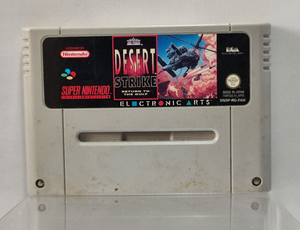 Desert Strike, Return to the Gulf - CARTOUCHE SEULE SNES : SUPER NINTENDO PAL