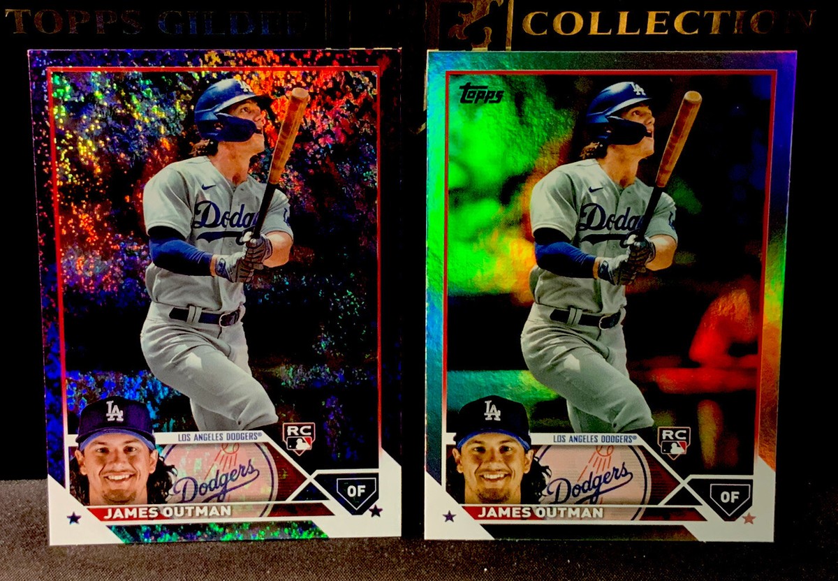 2023 Topps Series 2 James Outman Purple Foil /799 #395 Dodgers +