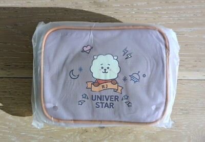 [Japan Line] Authentic BT21 universtar RJ make up travel pouch with mirror