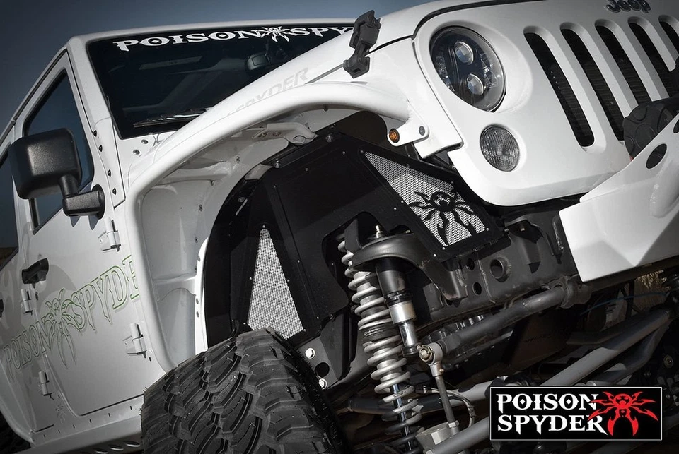 Poison Spyder Front Inner Fender Kit for Coil Overs - 2007-2018 Jeep Wrangler JK Foto 2 de 4