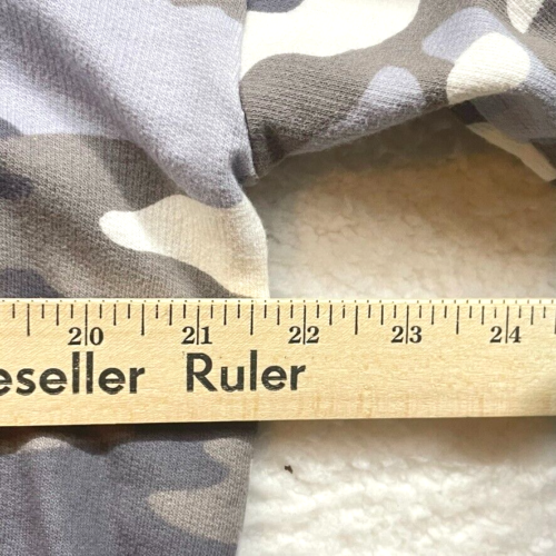 Caslon Sweatshirt Womens Small Gray Blue Camouflage Pullover Athletic Stretch - Picture 7 of 9