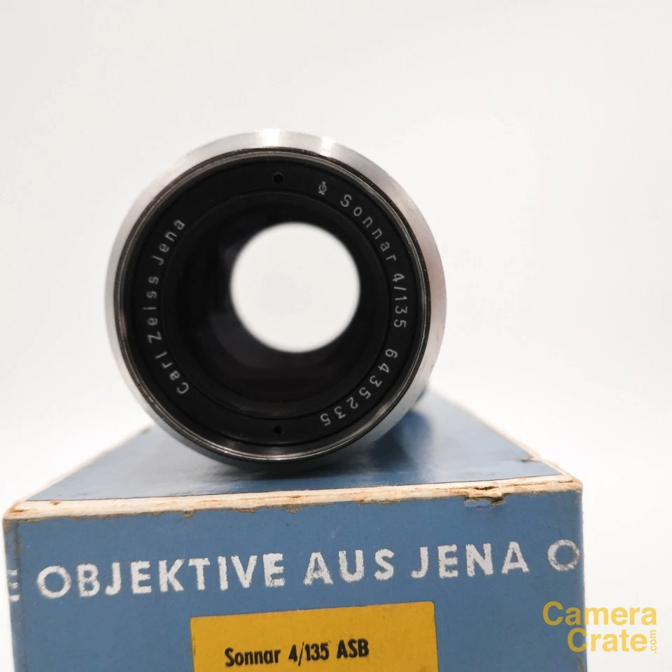 Carl Zeiss Jena Sonnar 135mm f/4 Telephoto Lens - Exakta Exa Varex Mount LS-2419 - Image 2 of 4