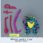 Slash PURPLE BELT RED S AND YELLOW BELLY VARIANT 100% Complete TMNT 1990 Vintage