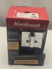 Kwikset Single Cylinder Deadbolt Featuring SmartKey 92580-012