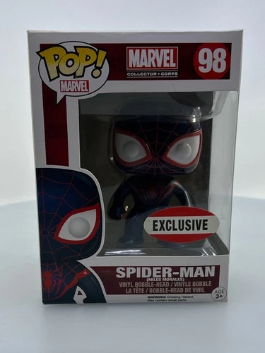 Funko POP! Marvel Spider-Man - Miles Morales #98 Vinyl Figure NOT MINT