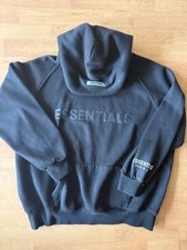 Fear of God ESSENTIALS Hoodie | Black | Size ...