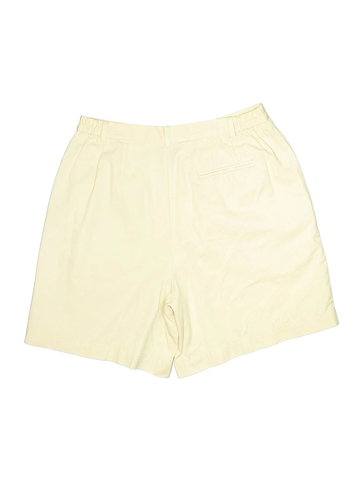 Pantalones cortos para mujer Paradise Bay amarillo caqui 12 Petites Foto 2 de 2