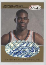1999 Sage Auto Gold 35/150 Antawn Jamison #A26 Auto n0j