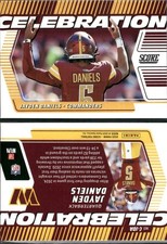 🏈 2025 Panini-Score - Celebration - Jayden Daniels Commanders #C-JDA
