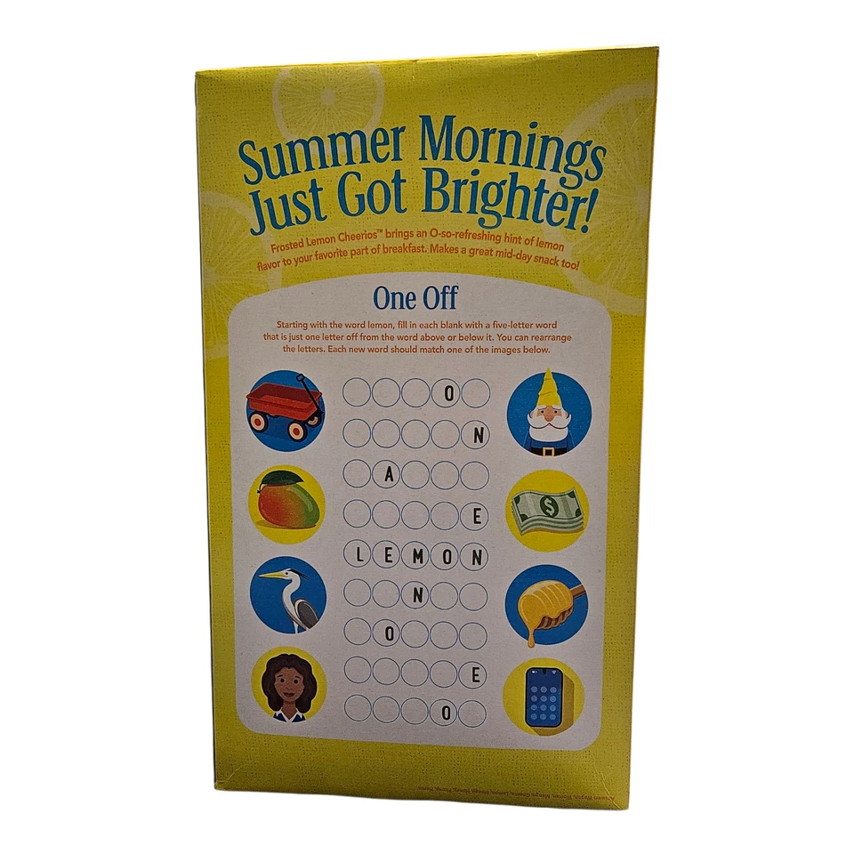 🍋 Cereal Cheerios Limón Esmerilado Edición Limitada Talla Familiar ENVÍO EL MISMO DÍA Foto 2 de 2