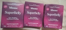 21 Packets of Blume SuperBelly Gut Health &On-The-Go Hydration Powder EXP 11/25