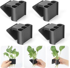 4Pcs 3 Holes Upgraded Aquatic Plant Cup Aquarium Plant Holder for Tank