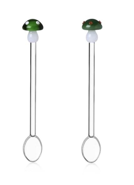 Ichendorf Milano 2Er Set GrüNe PilzlöFfel | Kollektion Alice | H 15 Cm |-image