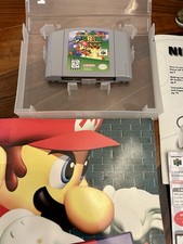 Super Mario 64 Nintendo 64 Game, Players Guide, Instruction Booklet Manual