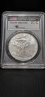 2003 $1 SILVER EAGLE PCGS GEM UNCIRCULATED JOHN MERCANTI SIGNED FLAG LABEL