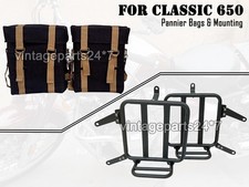 F&uuml;r Royal Enfield Classic 650 Military Packtaschen mit Halterung