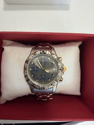 Pulsar Men Quartz PJN158X Two-Tone Chronograph Wristwatch