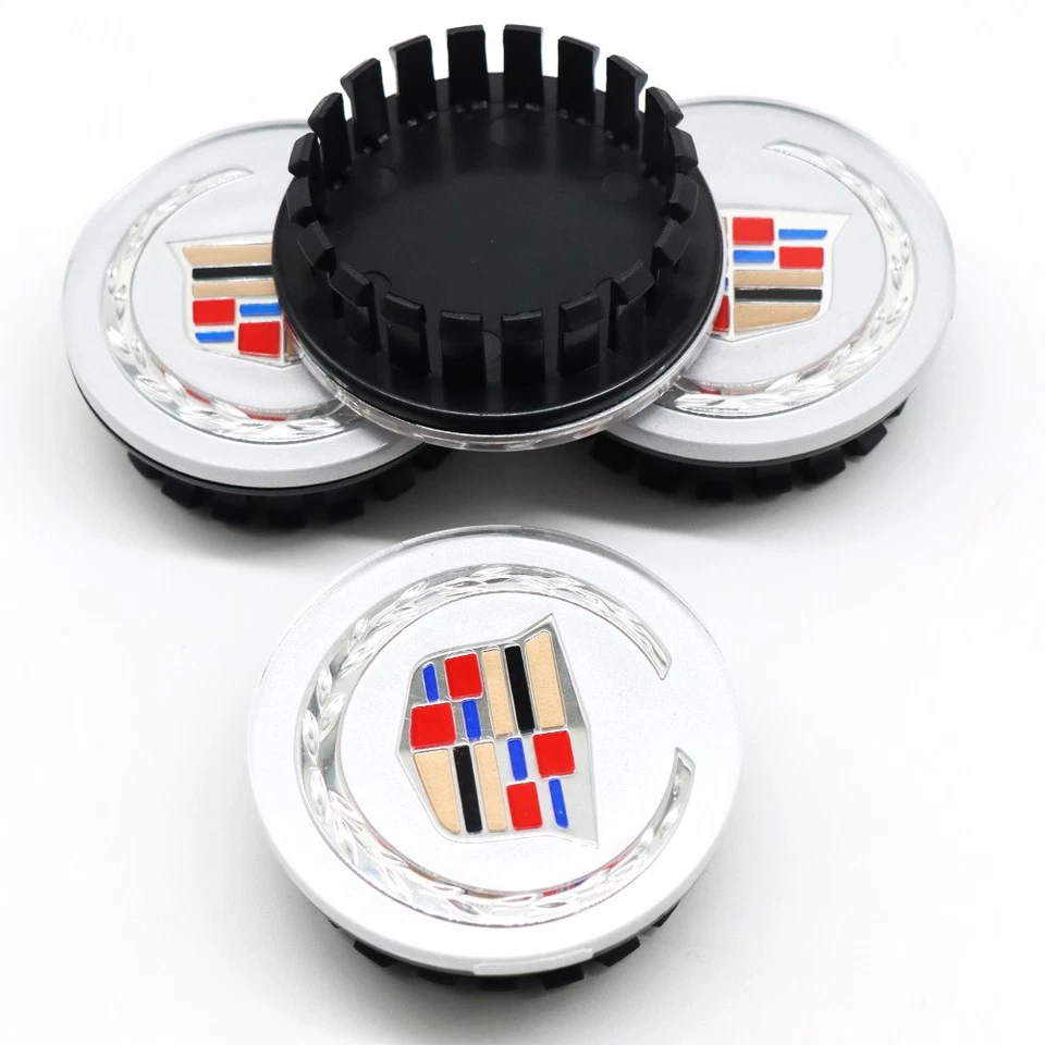 4Pcs Wheel Center Caps 9597375 9595439 For DTS SRX XLR CTS ATS XTS Hubcaps Foto 3 de 4