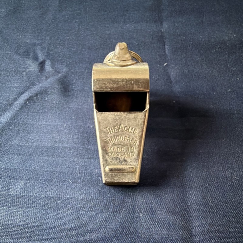 Acme Thunderer Police Whistle Made in England Vintage Collectible