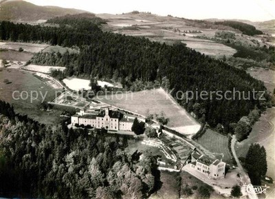 Claveisolles Le Couvent et le Pensionnat vue aerienne