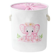 Baby Basket Pink Hamper Large Kids Hamper Baby Laundry Hampers for Nursery Gi...