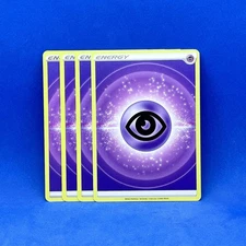 Pokémon Basic Psychic Energy SWSH09: Brilliant Stars Regular (x4) 2022
