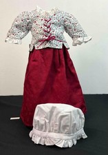 American Girl Felicity School Outfit-Laced Jacket-Cap-Petticoat/Skirt PC tag