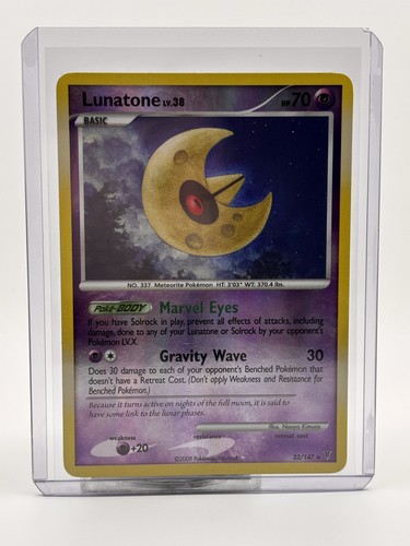 Pokémon TCG 2009 Lunatone 32/147 Supreme Victors Reverse Holo - LP