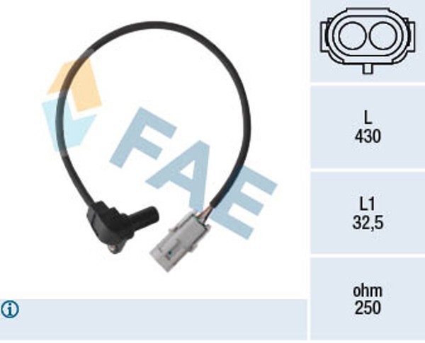 Kurbelwellensensor Impulsgeber Fae 79184 FüR Trafic Nissan Primastar Movano X70-image