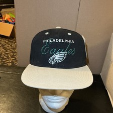 Vintage Philadelphia Eagles Strapback Hat Cap NFL 90 s Drew Pearson NWT