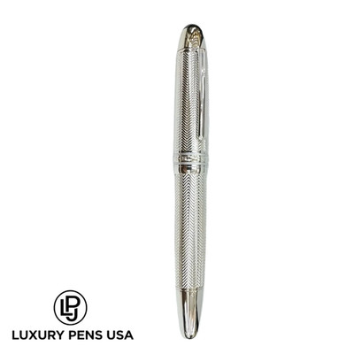NEW MONTBLANC MEISTERSTÜCK SOLITAIRE DOUÉ SILVER BARLEY LEGRAND FOUNTAIN PEN
