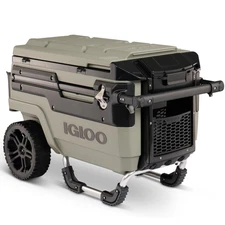 Premium Trailmate Wheeled Coolers 70 QT, Insulated Portable Cooler with Heavy...