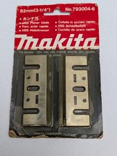 Genuine Makita Planer Blade Set 2 Pack 793004-6 Size 82 mm (3-1/4") NOS