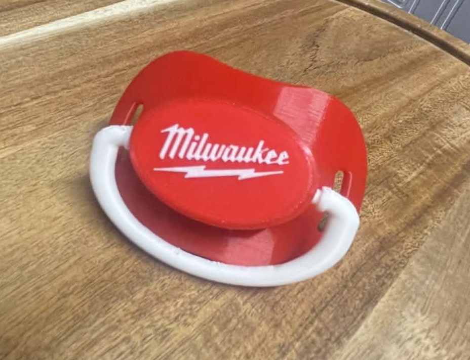 Milwaukee Tools Inspired Pacifier