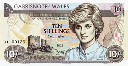 10 shillings - Diana Princes of Wales (serie DI) - Matej Gabris