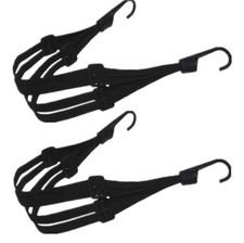 2 Pcs Luggage Straps Bike Elastic with Hooks Bungee Rack Luggage Straps Ties