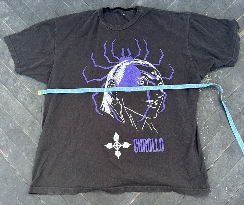 Mens Graphic T Shirt Hunter X Hunter Anime Character Chrollo Size 2XL