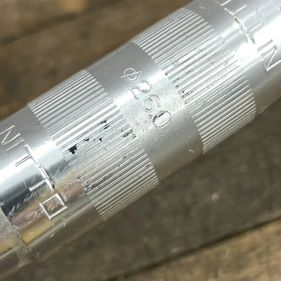 Guidão Nitto bigode 26.0 braçadeira RM016M alumínio tratado termicamente varredura Japão - Imagem 3 de 4