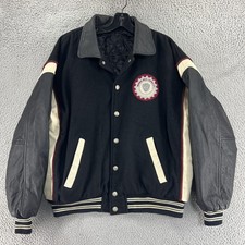 Vintage Taz Warner Bros Jacket Mens Large Bla...