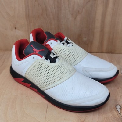 Nike Air Jordan Grind 2 Mens Sneakers Sz 10.5 University White Black Red Shoes