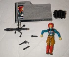 GI Joe 1988 Downtown Mortar Man Figure W/ File Card