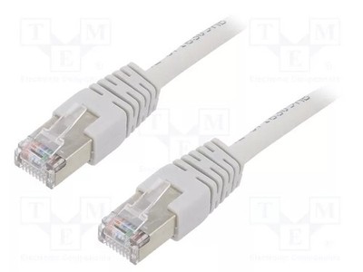 geschirmt F/UTP 26AWG PVC Patch cord CCA grau Line 5e