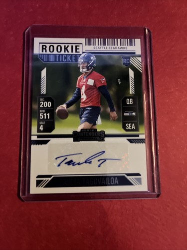 PANINI 2024 TAULIA TAGOVAILOA AUTOGRAPH ROOKIE CARD No.143