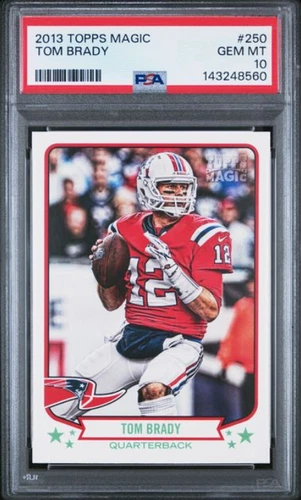 2013 TOPPS MAGIC #250 TOM BRADY PSA 10